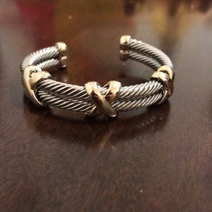 Beautiful gold and silver bracelet